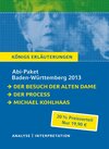 Buchcover Abitur Baden-Württemberg 2013 – Königs Erläuterungen Paket.