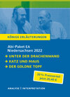 Buchcover Abitur Deutsch Niedersachsen 2022 EA - Königs Erläuterungen-Paket
