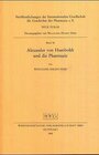Buchcover Alexander von Humboldt und die Pharmazie