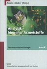 Buchcover Analytik biogener Arzneistoffe