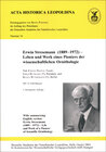 Buchcover Erwin Stresemann (1889-1972)