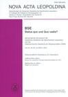 Buchcover BSE - Status quo und Quo vadis?