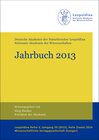 Buchcover Jahrbuch 2013