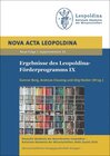 Buchcover Ergebnisse des Leopoldina-Förderprogramms IX