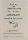 Buchcover Gottfried von Laimbeckhoven SJ (1707-1787)