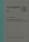 Buchcover Alt-Ägina / Das Apollon-Heiligtum
