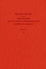 Buchcover Mitteilungen des Deutschen Archäologischen Instituts. Abteilung Kairo