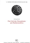 Buchcover Das Lob der Demokratie am Parthenonfries