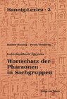 Buchcover Wortschatz der Pharaonen in Sachgruppen