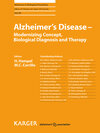Buchcover Alzheimer's Disease - Modernizing Concept, Biological Diagnosis and Therapy