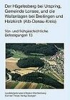 Buchcover Atlas der heute noch sichtbaren vor- und frühgeschichtlichen Befestigungsanlagen / Der Hägelsberg bei Urspring, Gemeinde