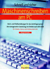 Buchcover Schnell und sicher Schreibmaschine und PC