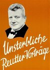 Buchcover Unsterbliche Reutter-Vorträge