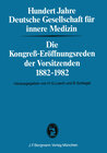 Buchcover Hundert Jahre Deutsche Gesellschaft für innere Medizin