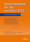 Buchcover Steuerhandbuch für das Lohnbüro 2013