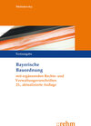 Buchcover Bayerische Bauordnung