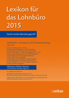 Buchcover Lexikon für das Lohnbüro 2015