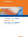 Buchcover Lexikon Arbeitsrecht 2015