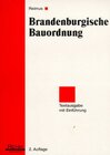 Buchcover Brandenburgische Bauordnung