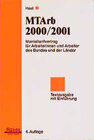 Buchcover MTArb 2000/2001 Manteltarifvertrag für Arbeiterinnen und Arbeiter des Bundes und der Länder