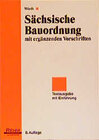 Buchcover Sächsische Bauordnung mit ergänzenden Vorschriften