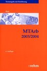 Buchcover MTArb 2003/2004 - Manteltarifvertrag für Arbeiterinnen und Arbeiter des Bundes und der Länder einschliesslich der Sonder