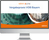 Buchcover Vergabepraxis VOB Bayern online