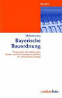 Buchcover Bayerische Bauordnung