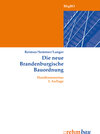 Buchcover Die neue Brandenburgische Bauordnung