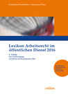 Buchcover Lexikon Arbeitsrecht im öffentlichen Dienst 2016