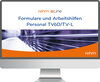 Buchcover Formulare und Arbeitshilfen Personal TVöD / TV-L online