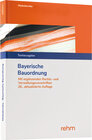 Buchcover Bayerische Bauordnung Textausgabe