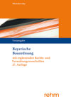 Buchcover Bayerische Bauordnung Textausgabe