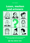 Buchcover Lesen, merken und erinnern