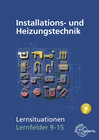 Buchcover Installations- und Heizungstechnik Lernsituationen LF 9-15
