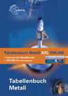 Buchcover Tabellenbuch Metall XXL ONLINE