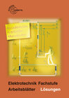 Buchcover Elektrotechnik Fachstufe Arbeitsblätter / Lösungen zu 30413