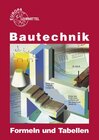 Buchcover Bautechnik Formeln und Tabellen