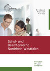 Buchcover Schul- und Beamtenrecht Nordrhein-Westfalen