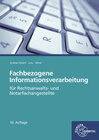 Buchcover Fachbezogene Informationsverarbeitung