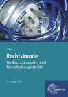 Buchcover Rechtskunde