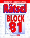 Buchcover Rätselblock 81