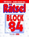 Buchcover Rätselblock 84