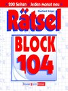 Buchcover Rätselblock 104