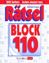 Buchcover Rätselblock 110