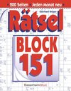 Buchcover Rätselblock 151