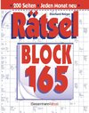 Buchcover Rätselblock 165
