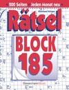 Buchcover Rätselblock 185