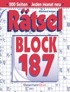 Buchcover Rätselblock 187