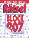Buchcover Rätselblock 207